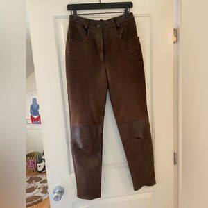 Vintage lather pants